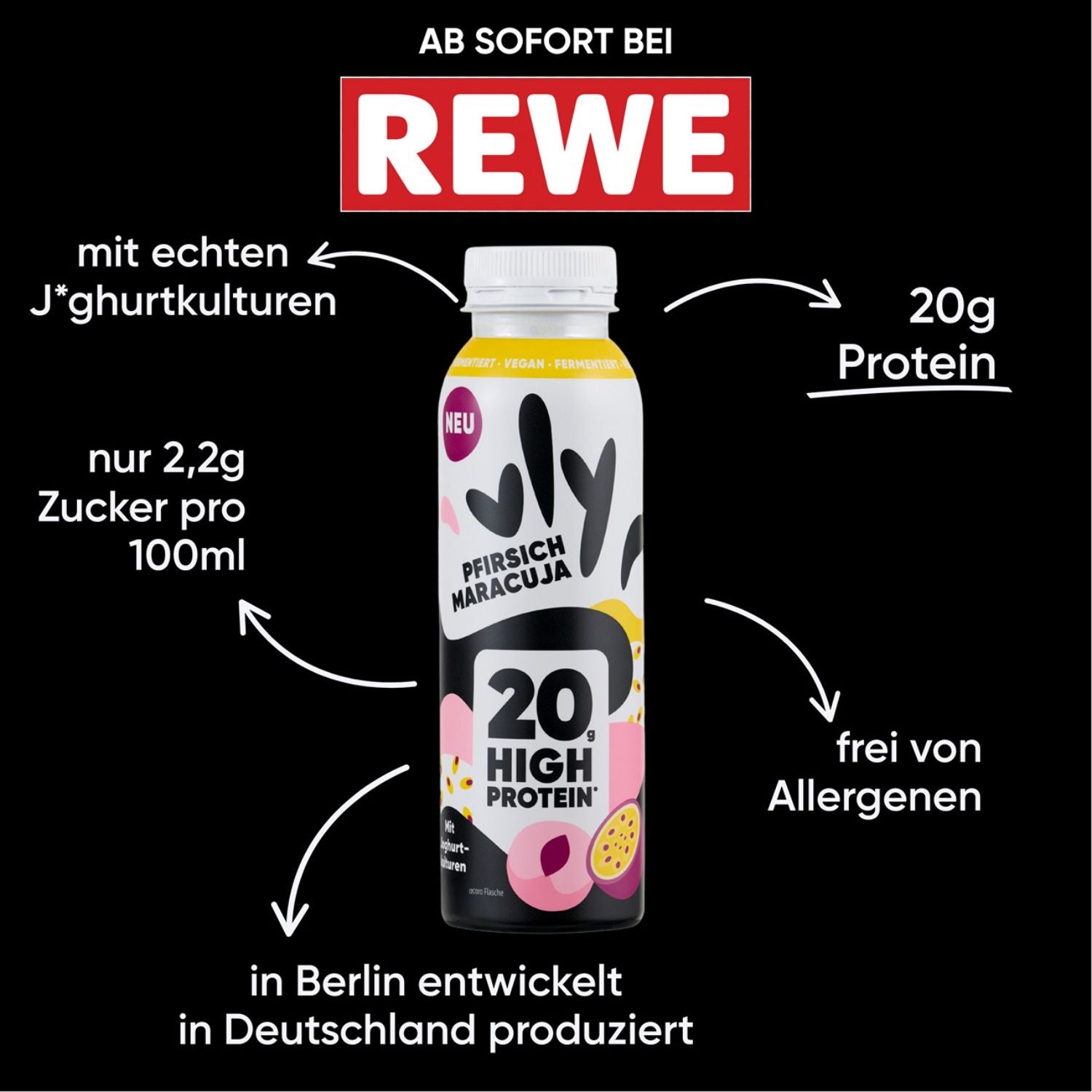 J*ghurtdrink Pfirsich Maracuja