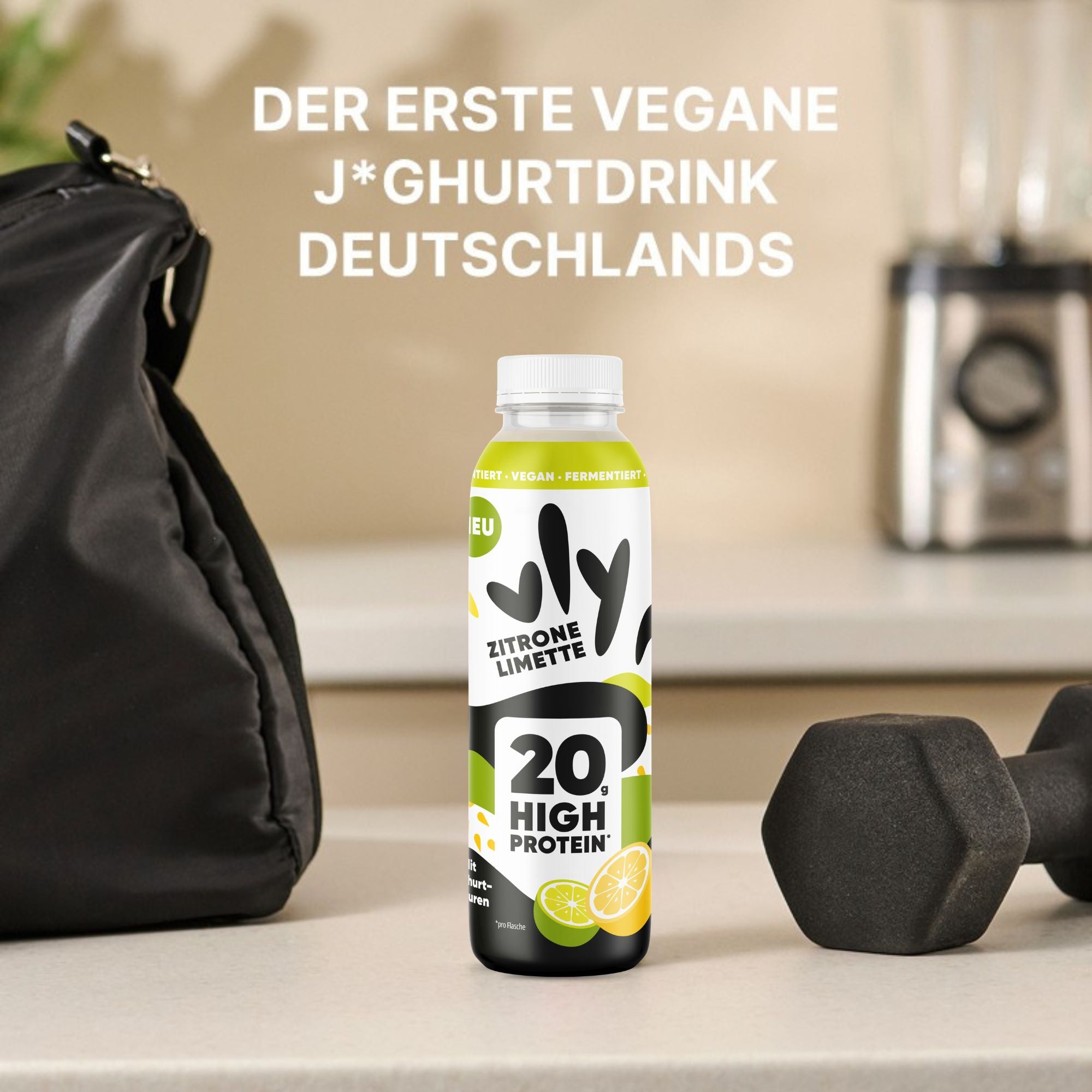 J*ghurtdrink Zitrone-Limette