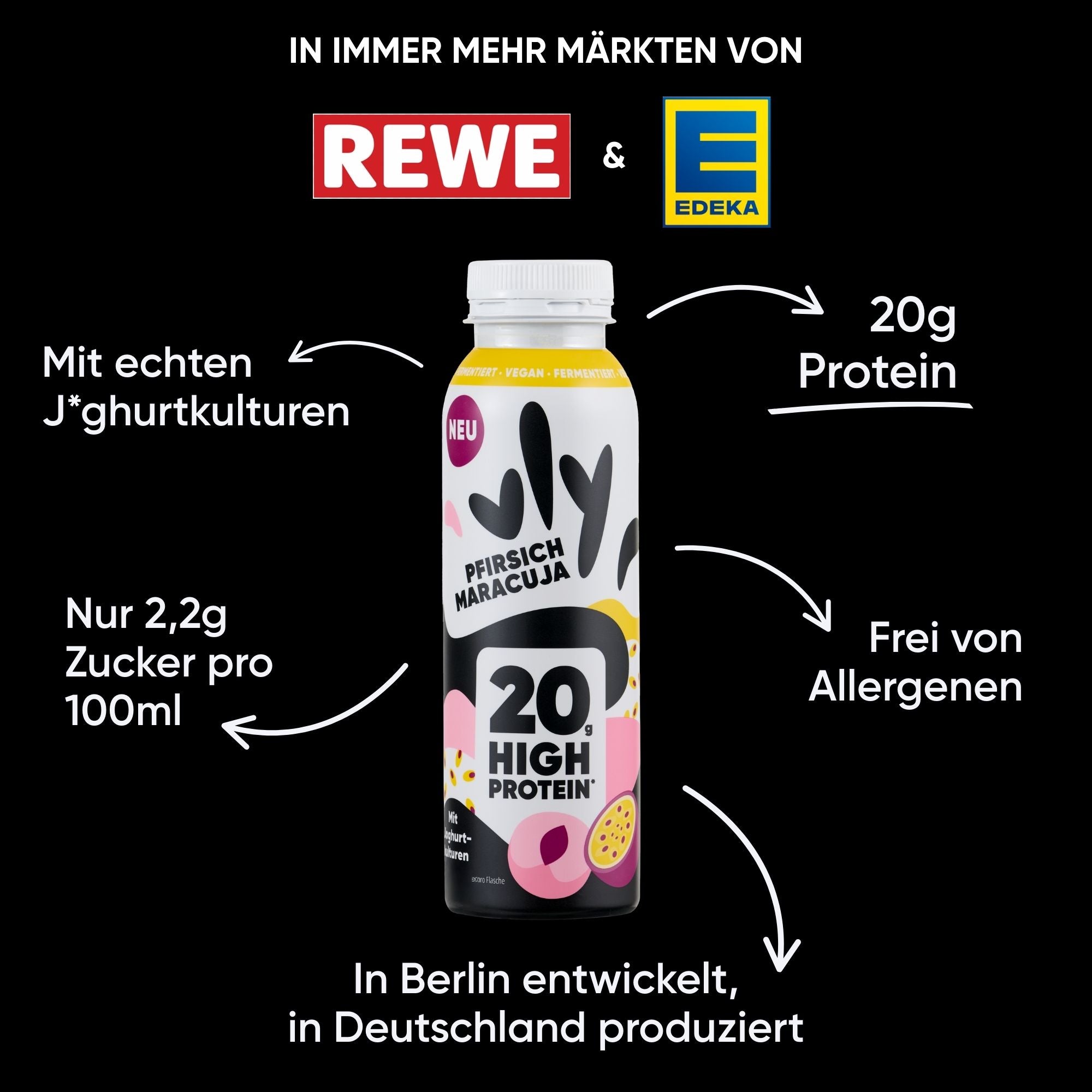 J*ghurtdrink Pfirsich Maracuja