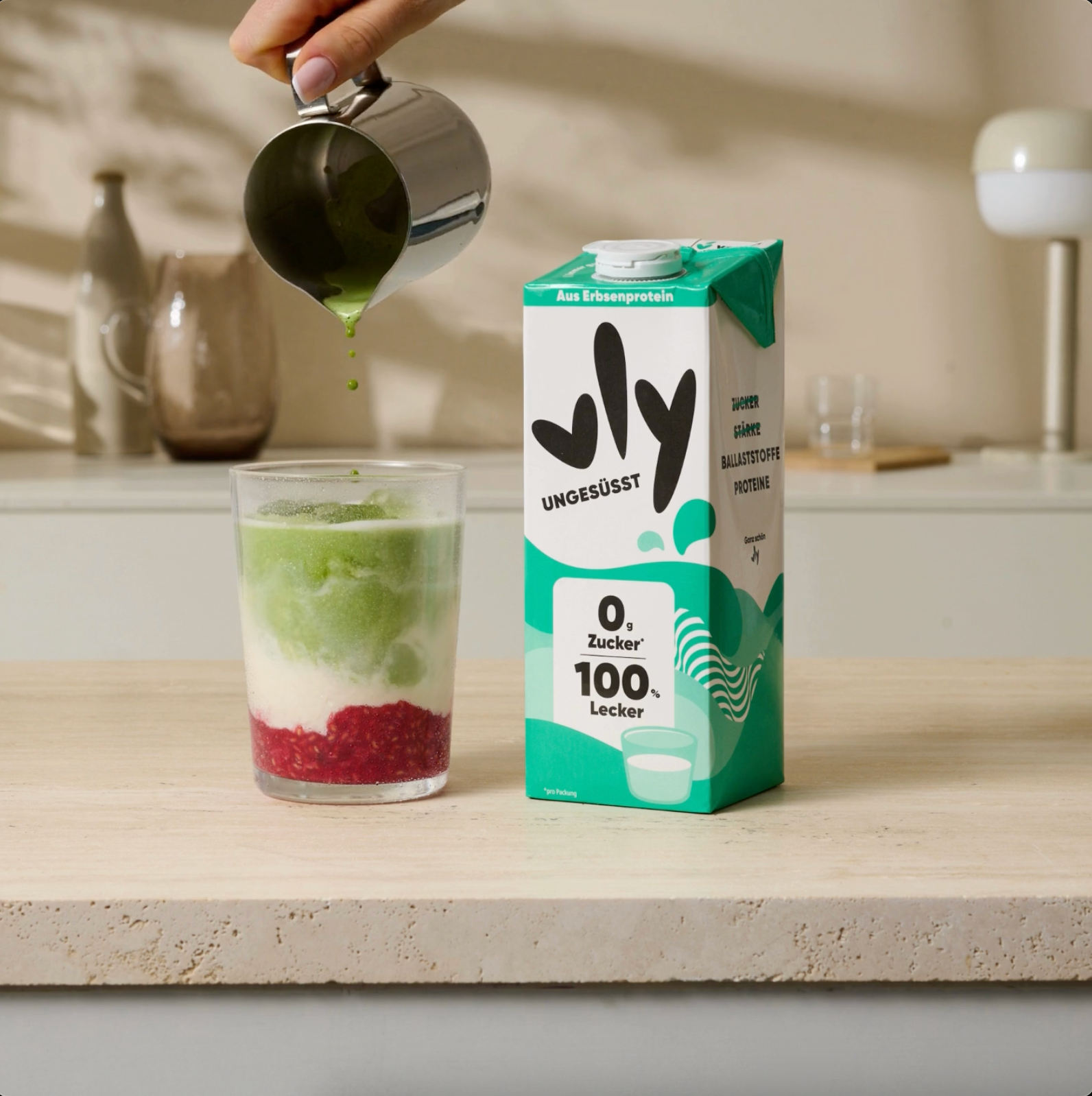 vly Ungesüsst Video mit Matcha