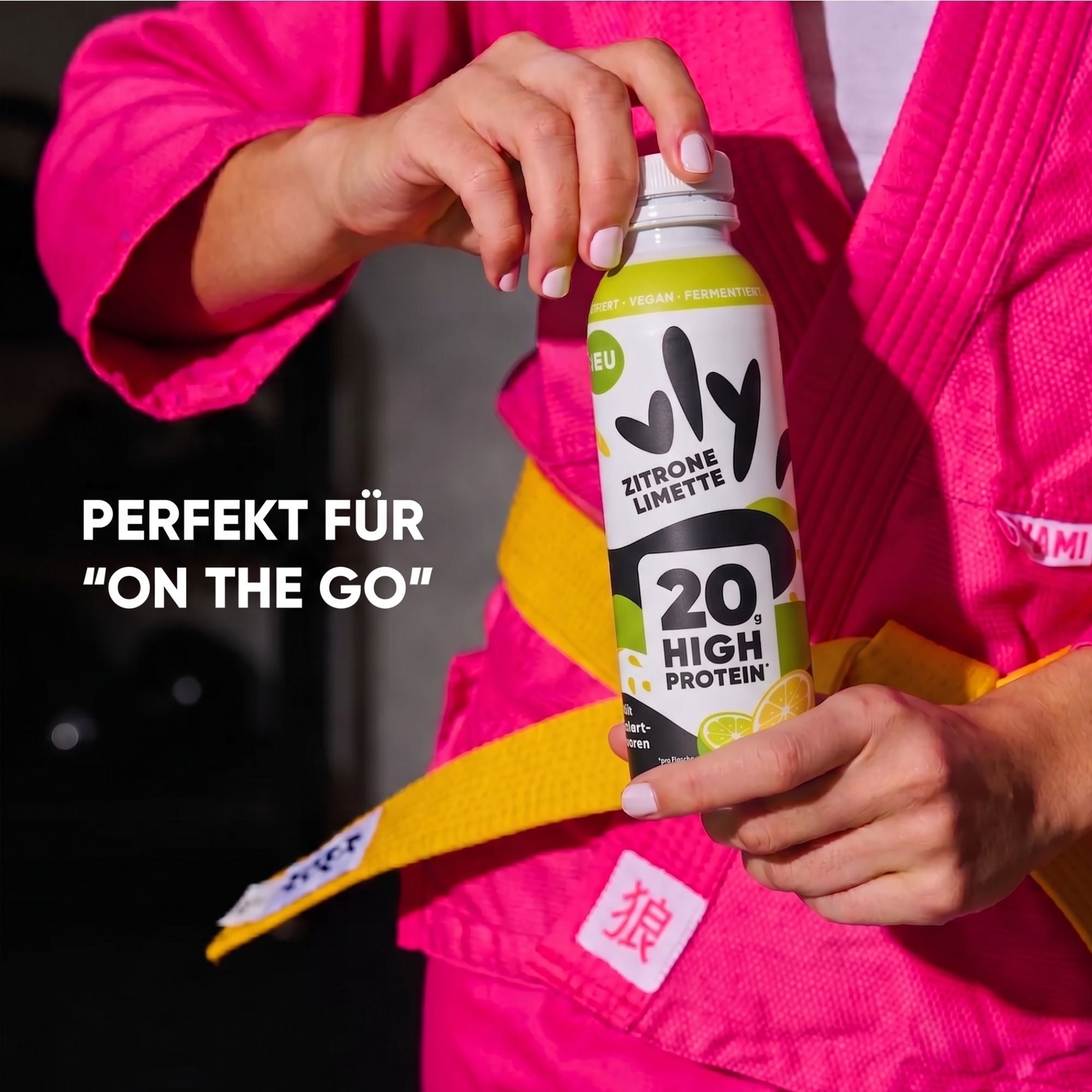 J*ghurtdrink Zitrone-Limette